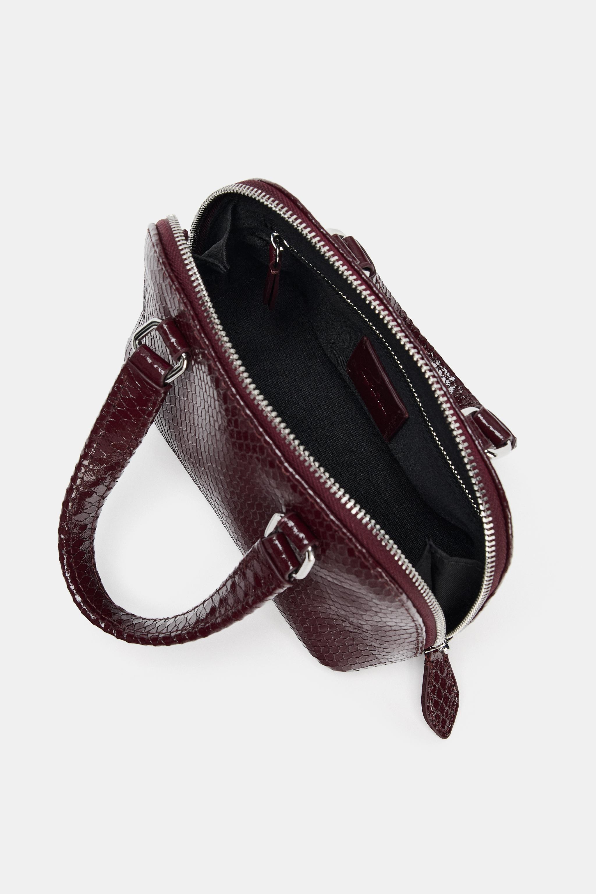 EMBOSSED MINI CITY BAG